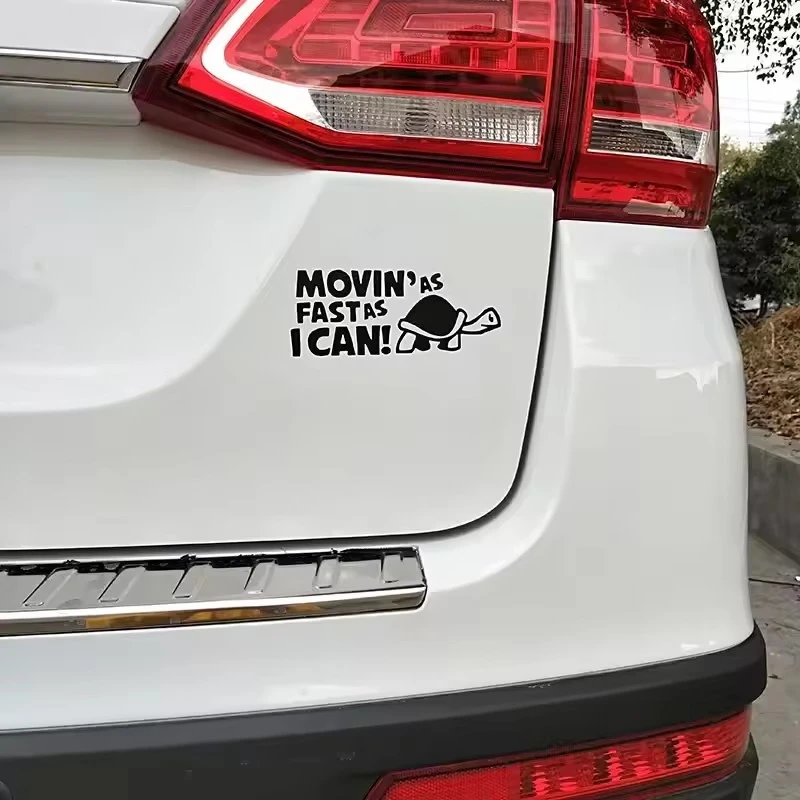 Bumper Sticker Text Fast Drive As I Can