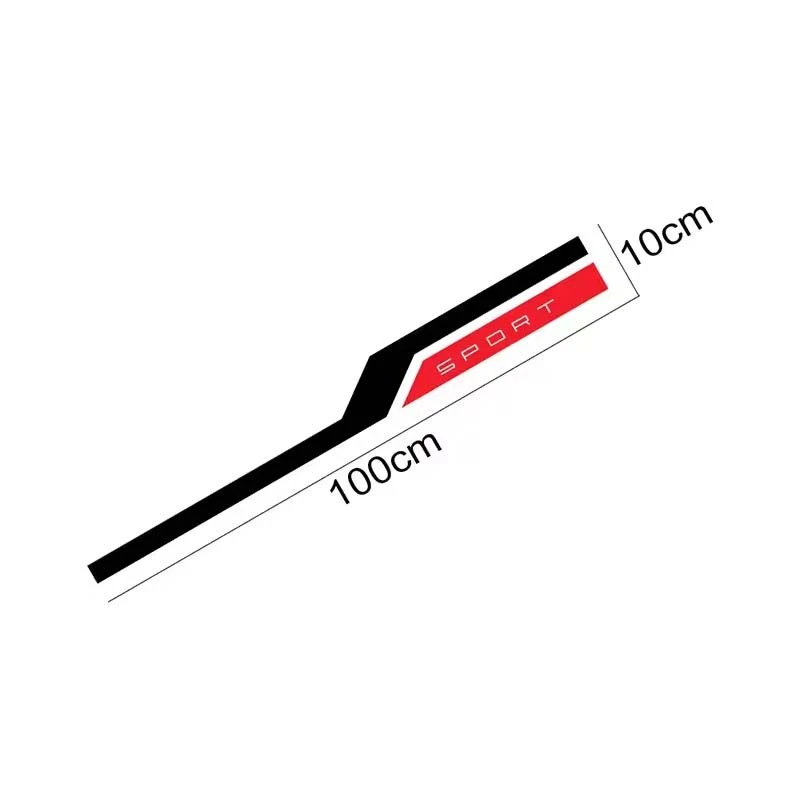 Car Engine Hood Stripe Decal