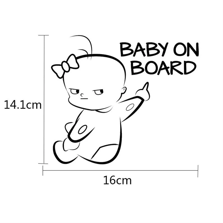 Car Decal Baby On Board