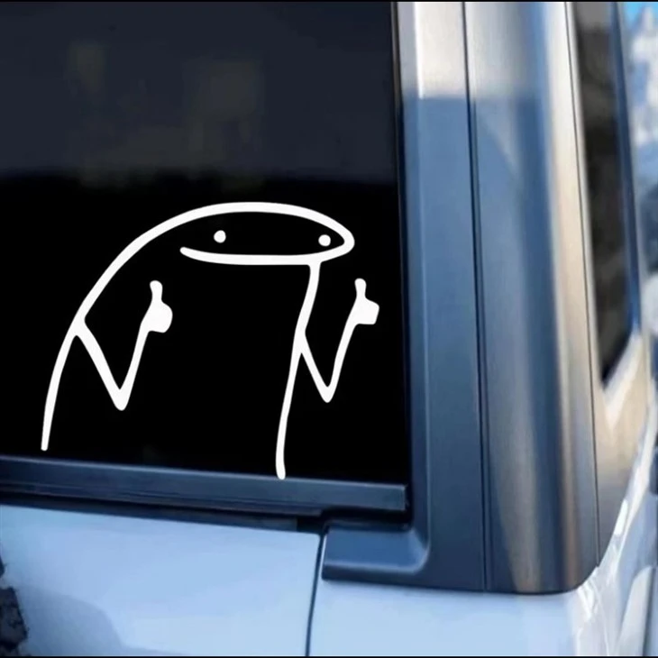 Funny Cute Monster Car Window Sticker