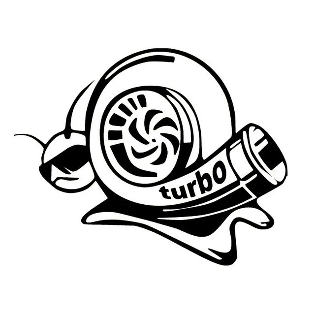 Turbo Stryle Car Body Window Sticker