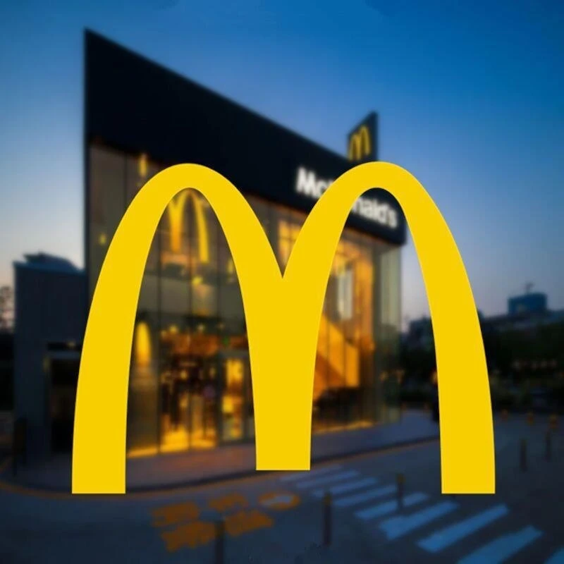 Customized "M" Logo Sticker For Window