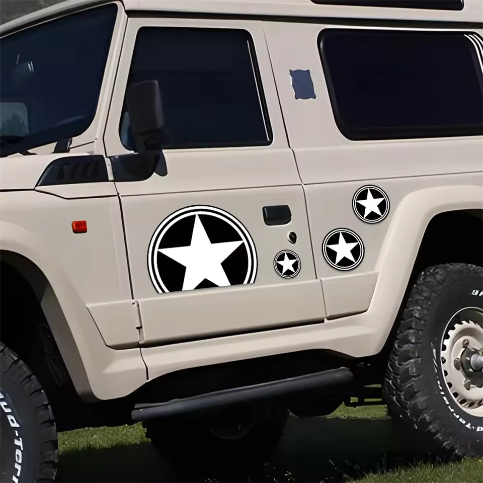 Car Body Decoration Five-pointed Star Sticker