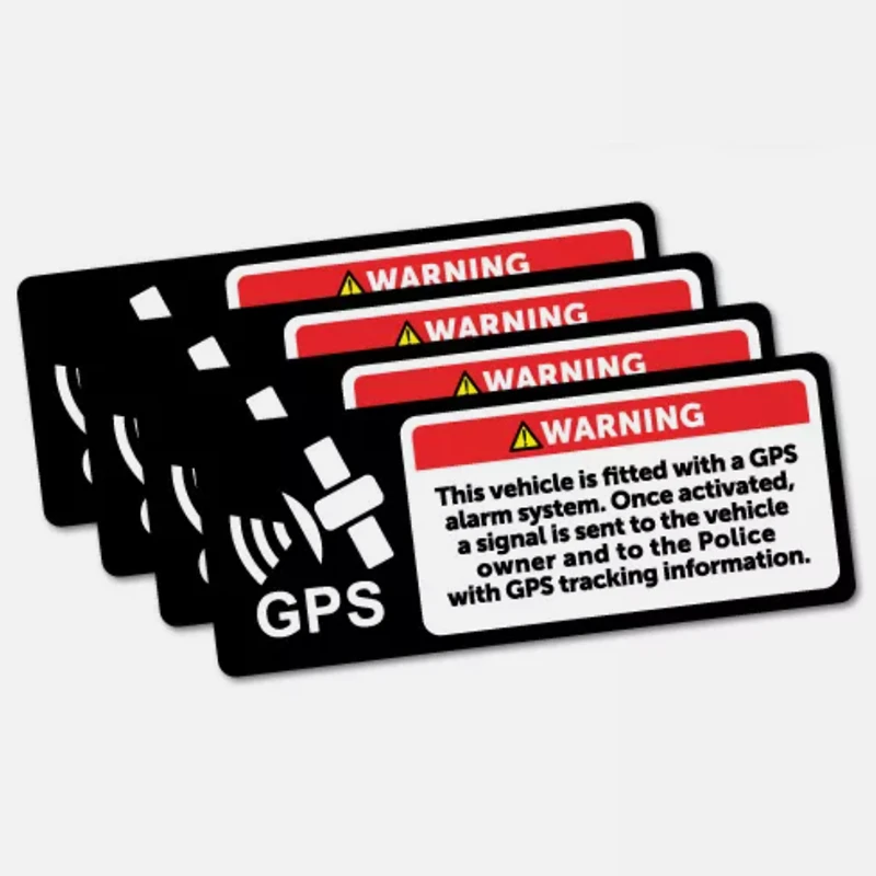 Waterproof Warning Decal Kit