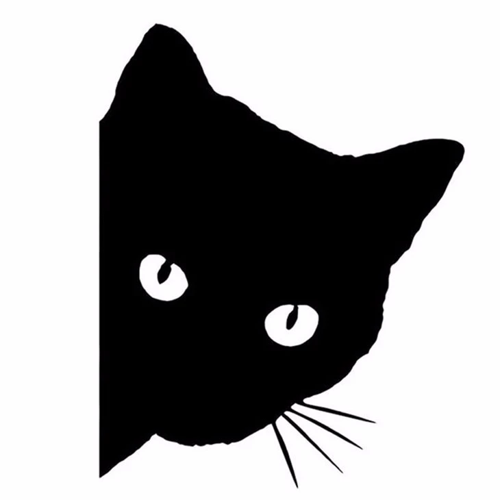 Car Decal Sticker Cat Pet Style