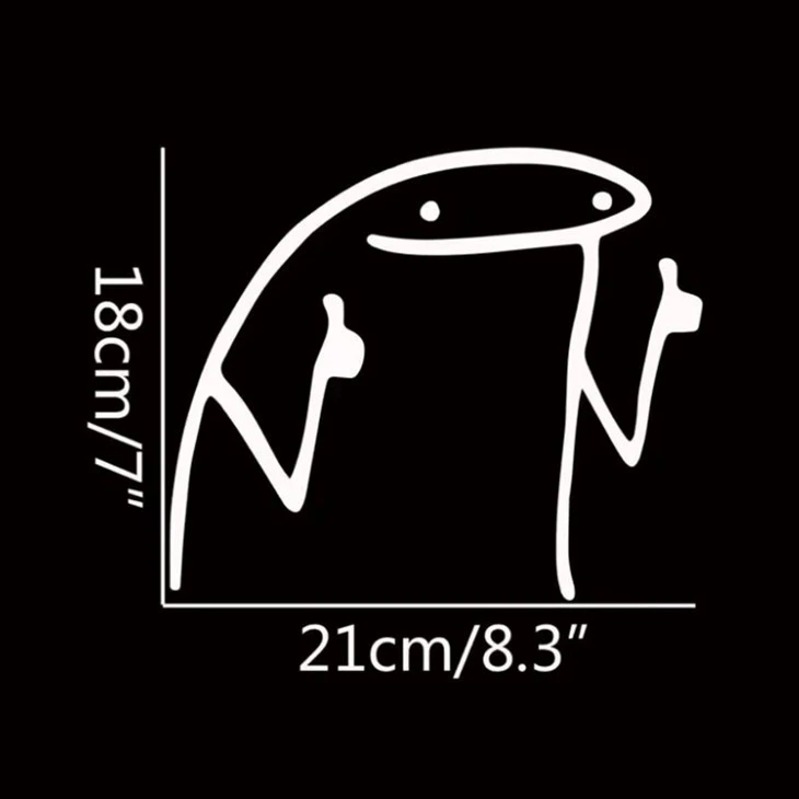 Funny Cute Monster Car Window Sticker