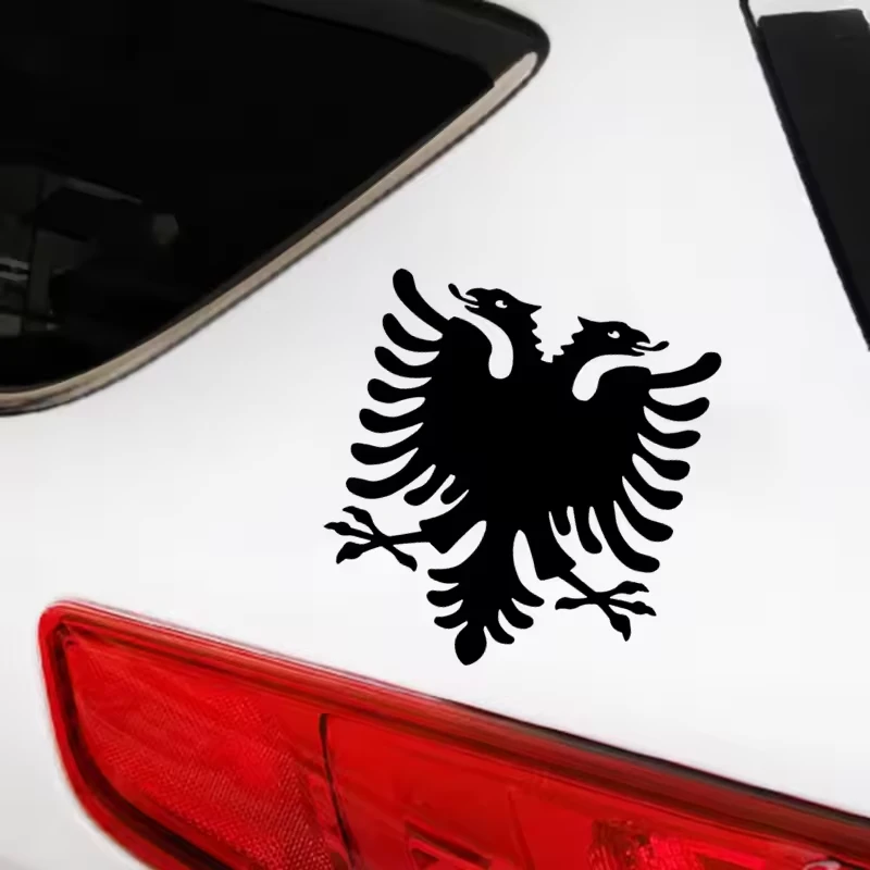 Eagle Design Vinyl Decal Of Albanian