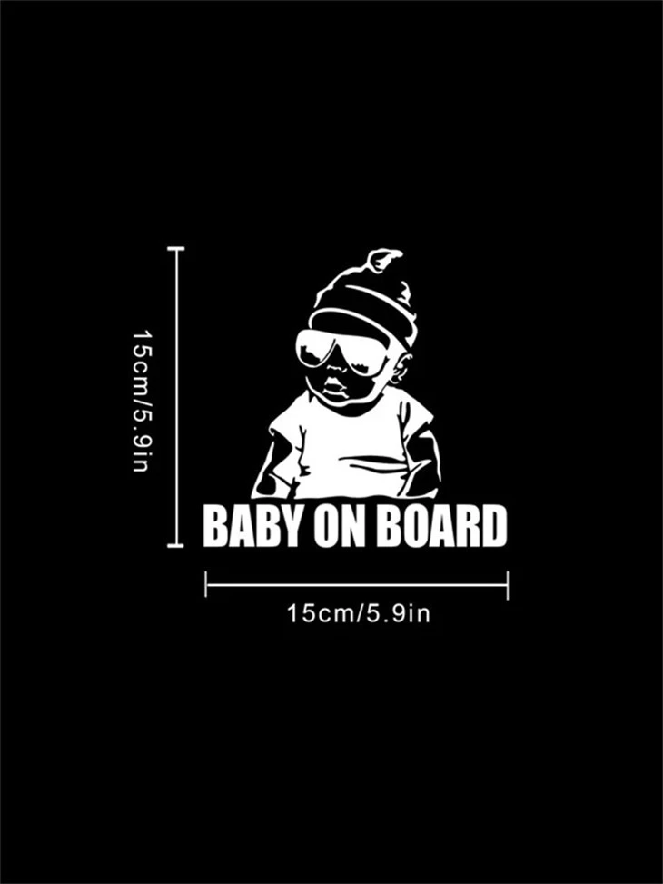 Baby On Board Vehicle Window Decal
