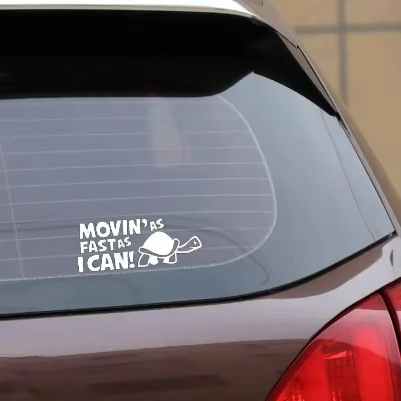 Bumper Sticker Text Fast Drive As I Can