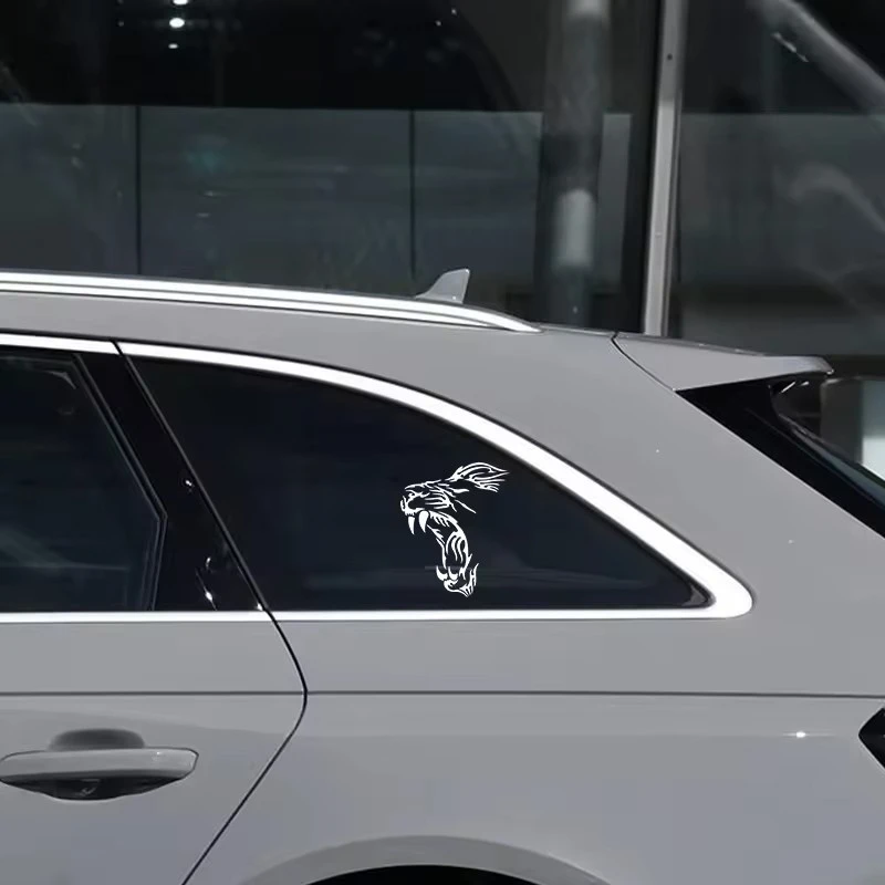 LION Funny Vinyl Decals Motorcycle