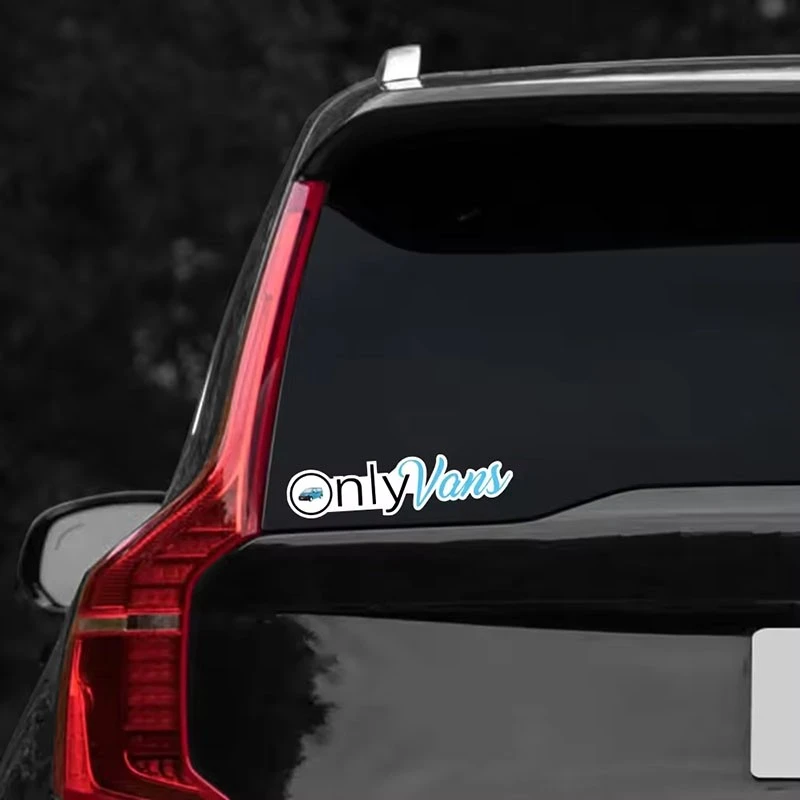 OnlyVans Funny Car Sticker For Van