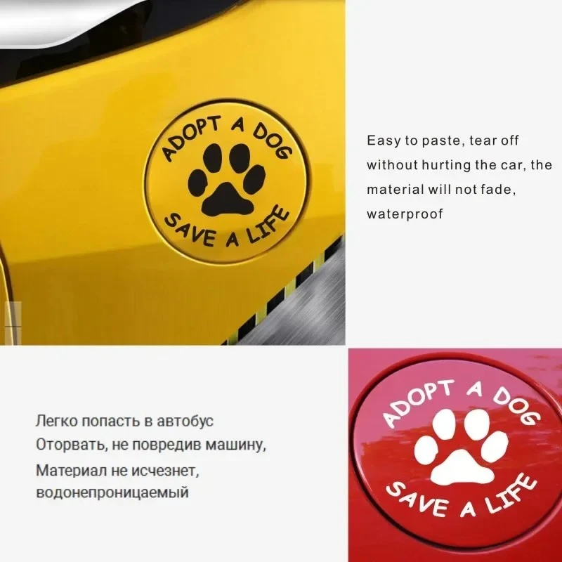 Adopt A Dog Save A Life Car Sticker suppliers