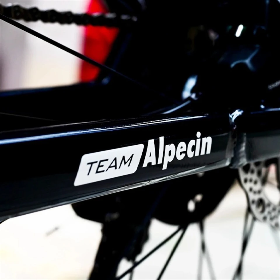 Alpecin Team Road Bicycle Frame Stickers