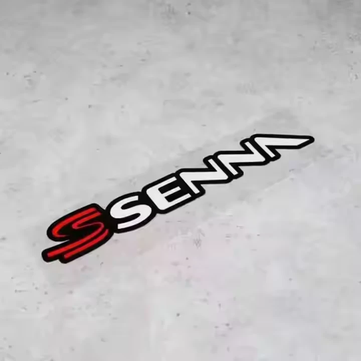 Ayrton Senna Stickers Reflective Vinyl