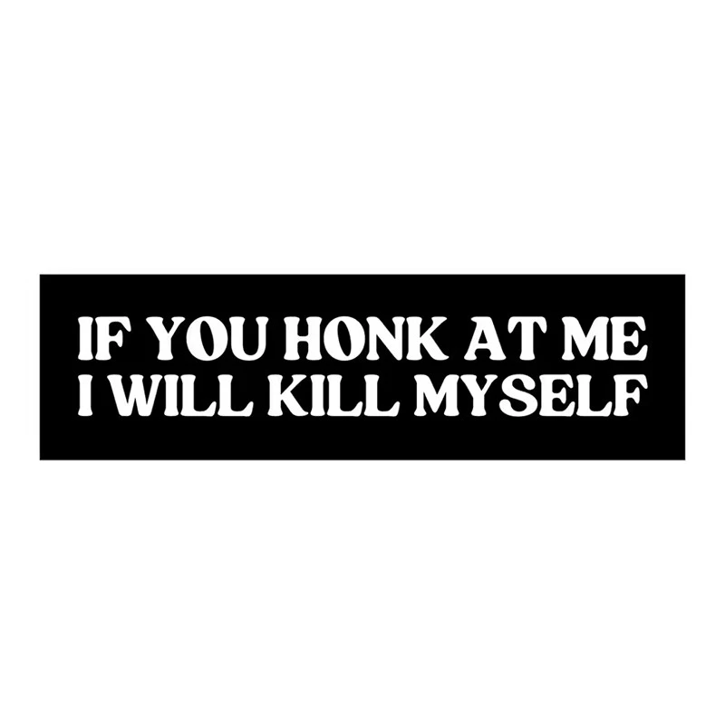 Funny Cartoon Word Car Stickers