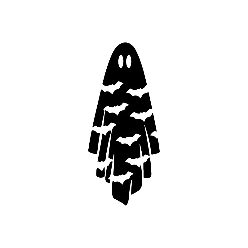 Car Window Decal Sticker Ghost Pattern