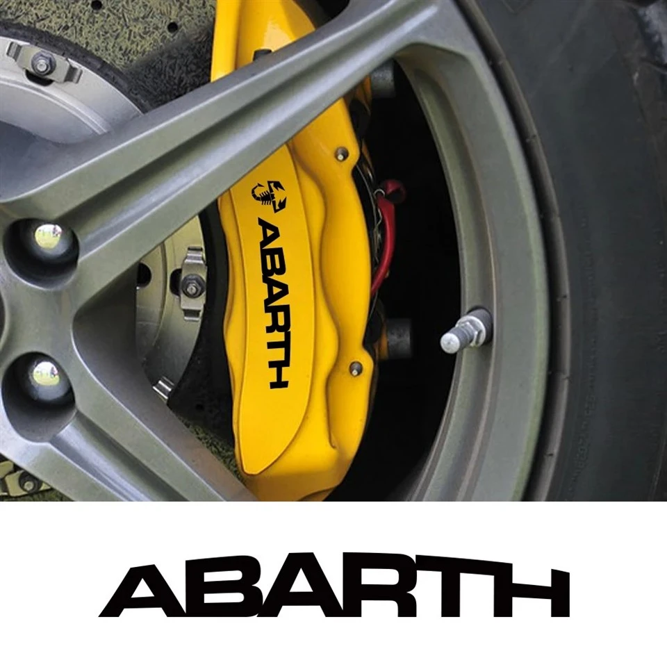 Car Brake Caliper Badge Tuning Sticker For Fiat