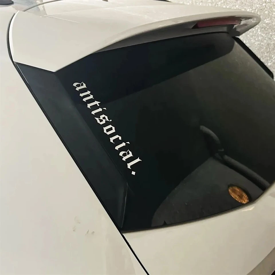 Car Styling Antisocial Decals Windshield Banner best