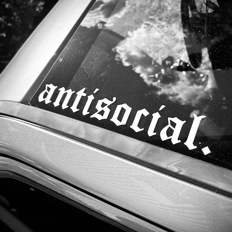 Car Styling Antisocial Decals Windshield Banner suppliers