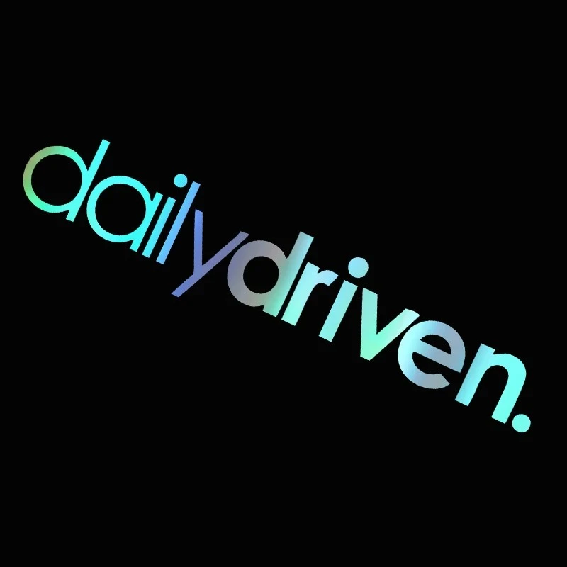Cartoon Daily Driven Car Sticker JDM Style