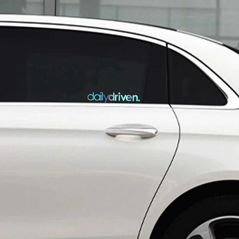 Cartoon Daily Driven Car Sticker JDM Style