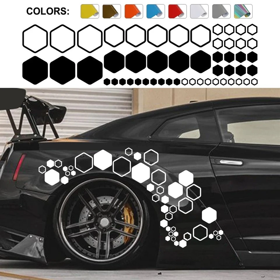 Creative Open Honeycomb Stickers Vinyl Decals