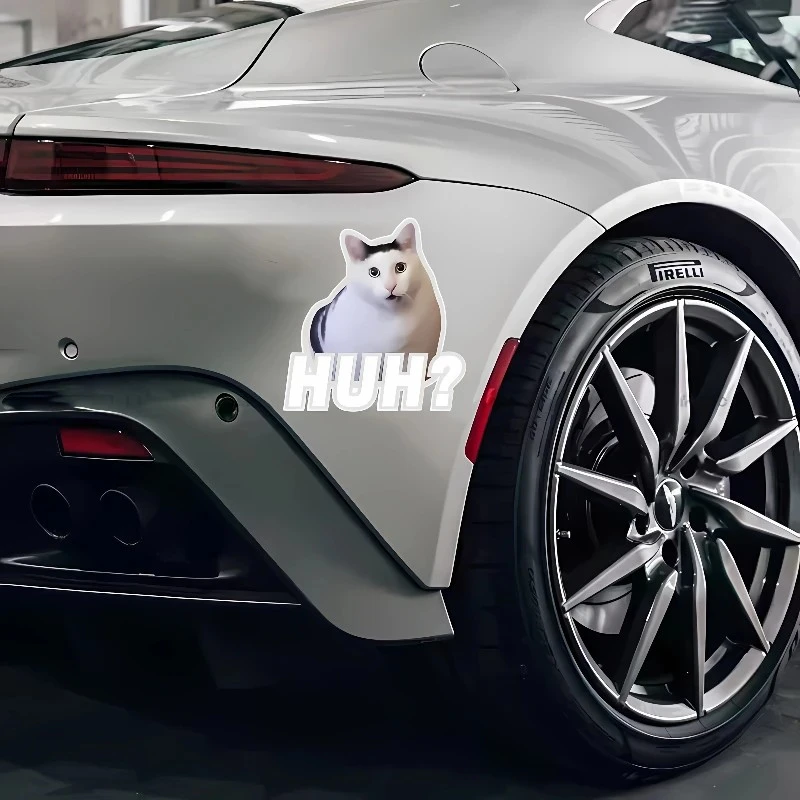 CHUH Cat Motorbike Sticker Funny Meme For Car suppliers