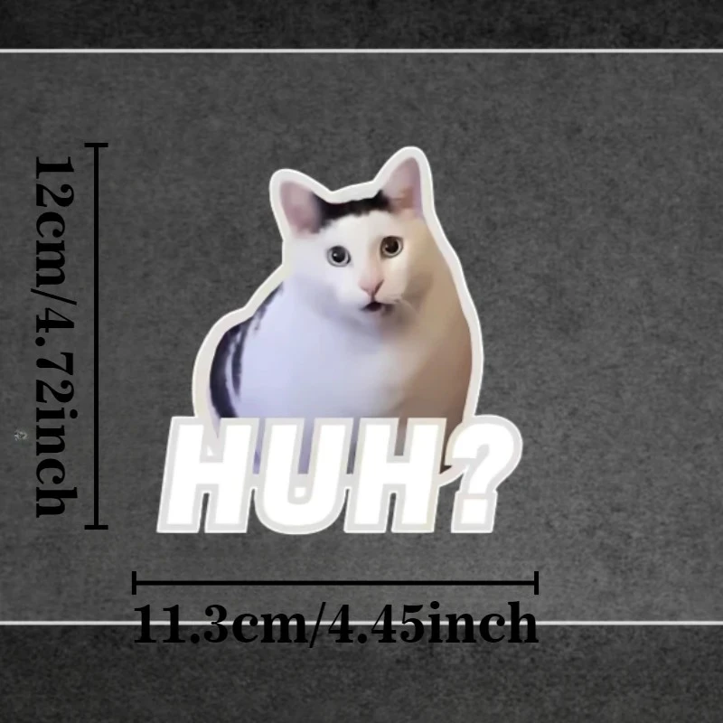 CHUH Cat Motorbike Sticker Funny Meme For Car factory
