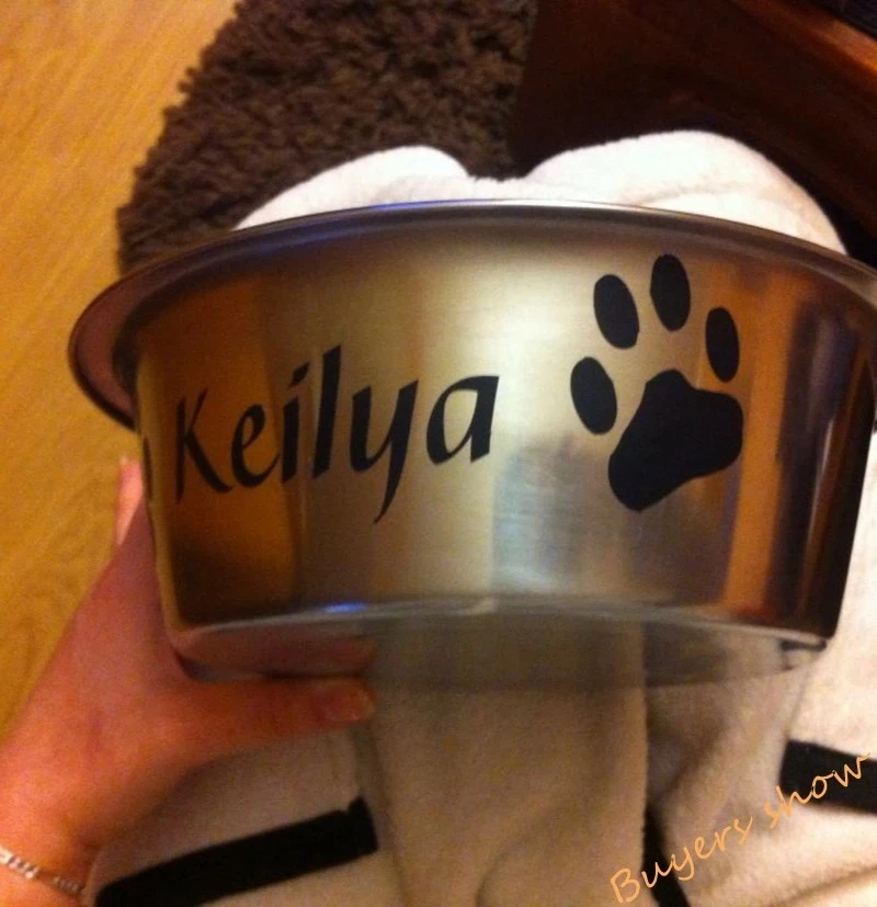 Custom Pet Dog / Cat Name Decals