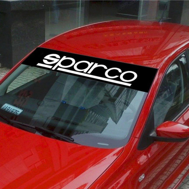 Sparco Front Window Sticker Custom Size