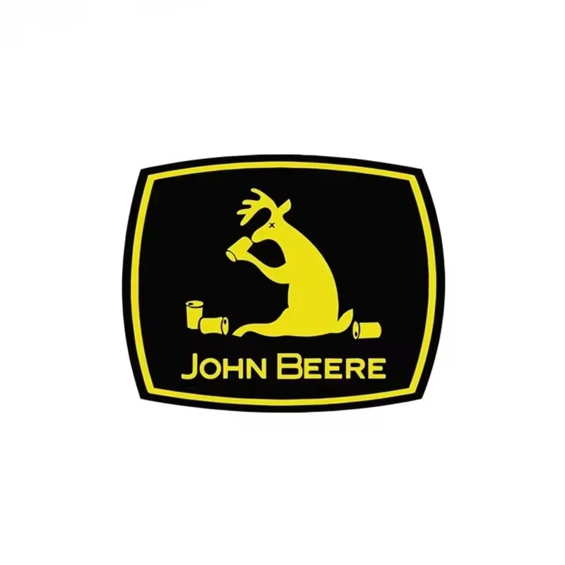 John Beer Funny Brand Logo Sticker