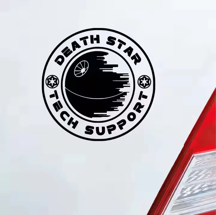 Death Star Tech Support Vinyl Art Sticker