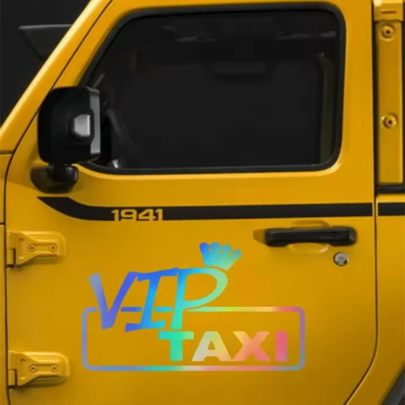 Vip Taxi Decal Sticker