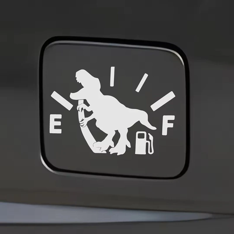 Dinosaur Petrol Fuel Cap Sticker
