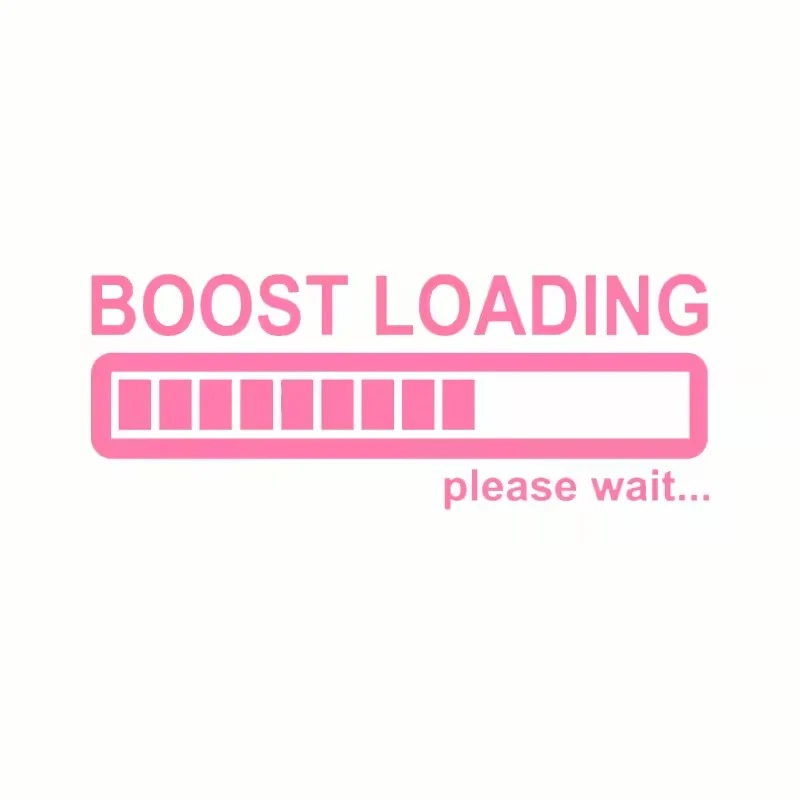 14cm*5cm Creative Boost Loading Sticker