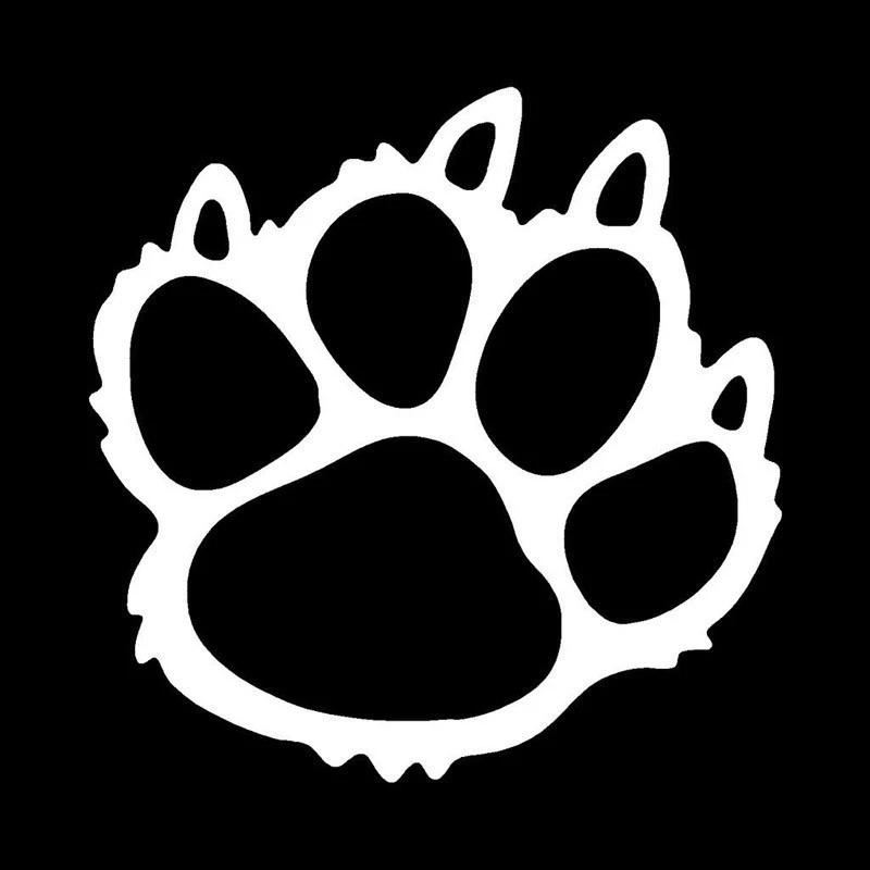 Bear Claw Self-Adhesive Vinyl Decal Sticker