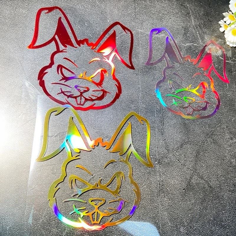 Evil Rabbit Laser Motorcycle Sticker Waterproof best