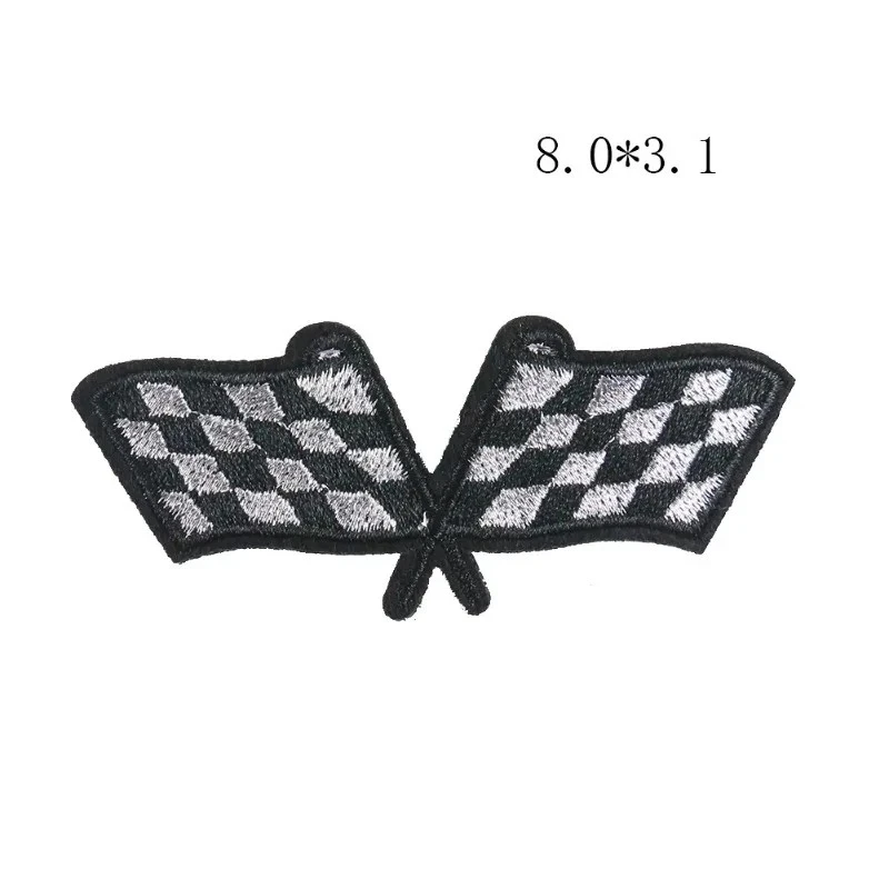 F1 Racing Checkered Flag Cloth Sticker factory