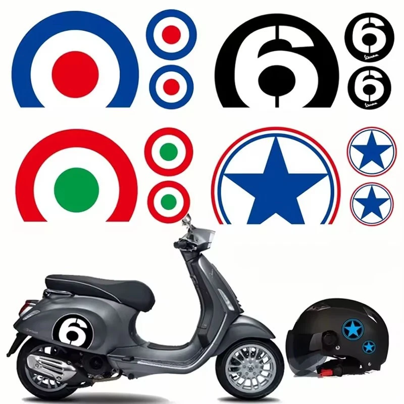 Motorcycle Air Force Style Badge Sticker