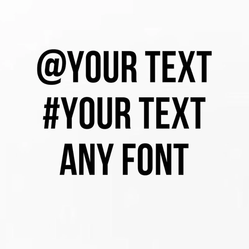 Custom Social Media Vinyl Stickers