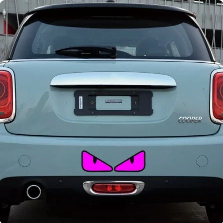 Car Bumper Decal Anime Eyes Style