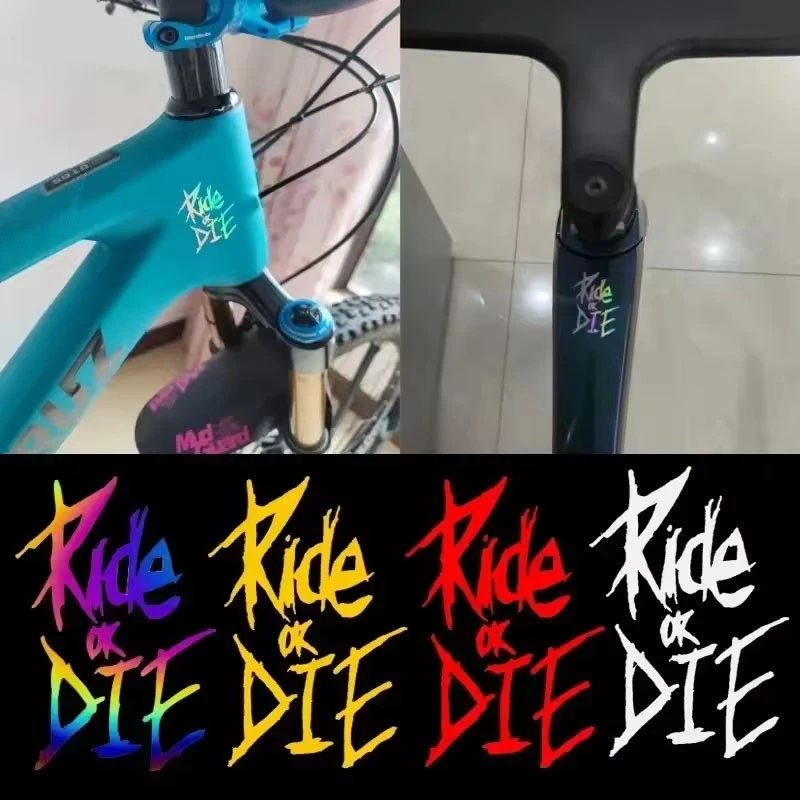 Ride Or Die Bike Frame Sticker