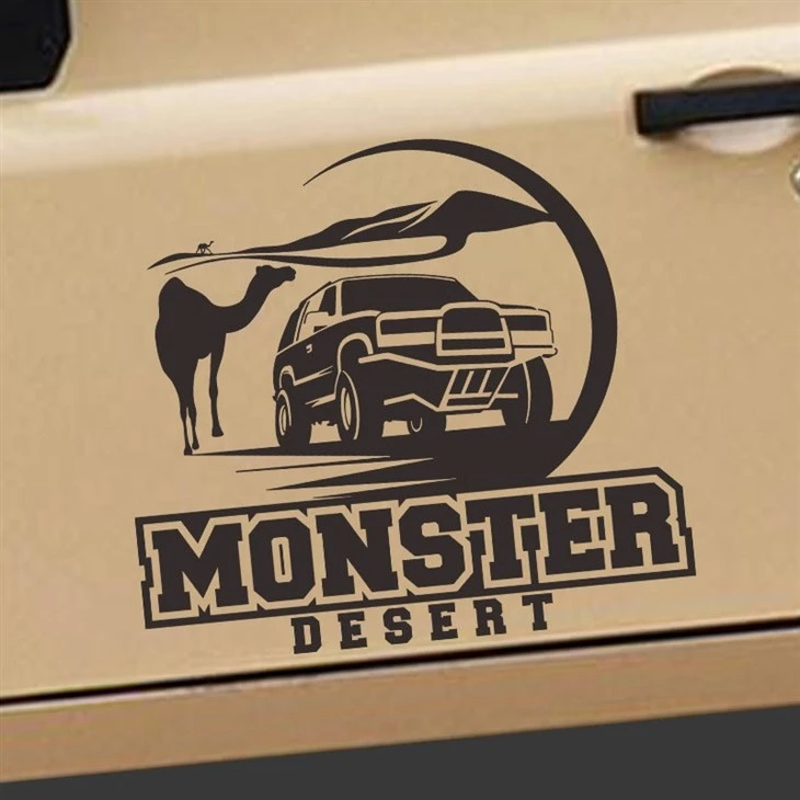 Car Decal Sticker Desert Sahara Style