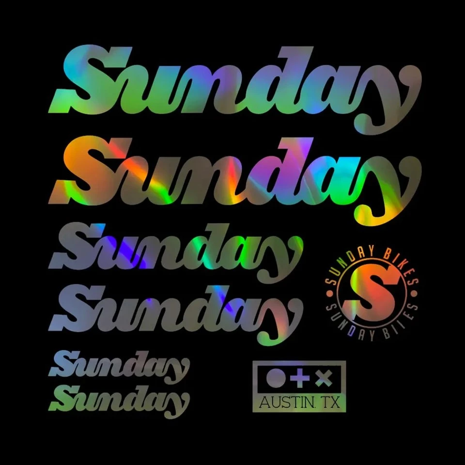 For SUNDAY BIKES BMX Vinyl Decals
