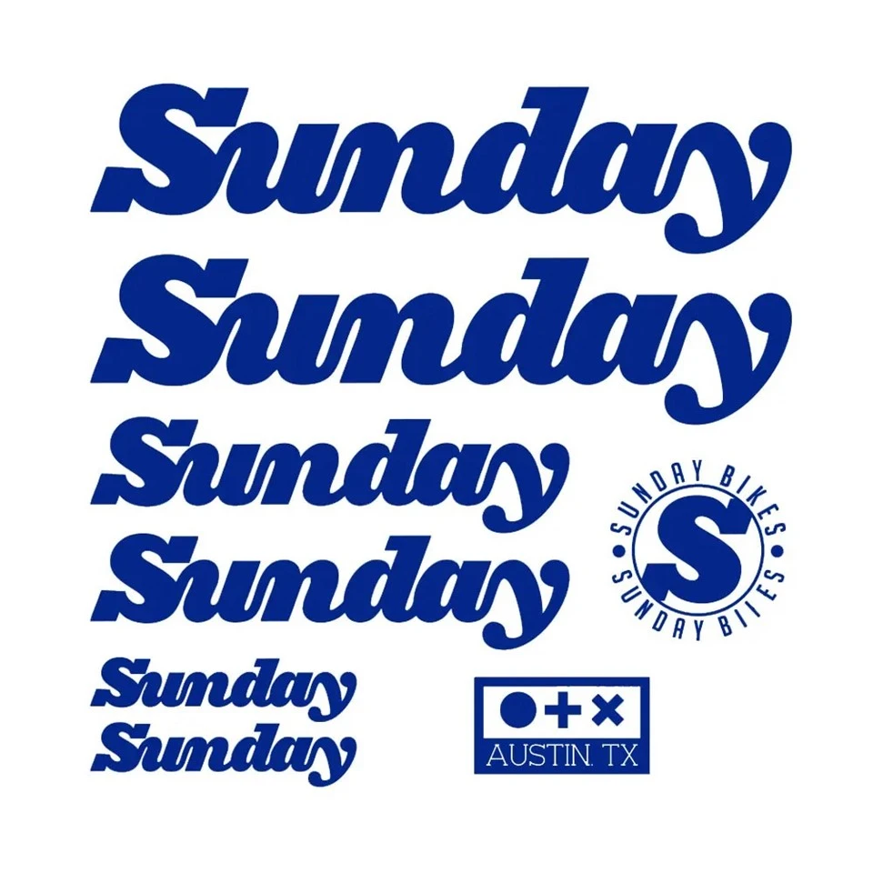 For SUNDAY BIKES BMX Vinyl Decals factory