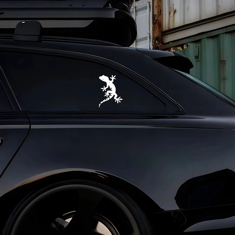 Gecko Strolling Pickup Truck Window Glass Decal factory