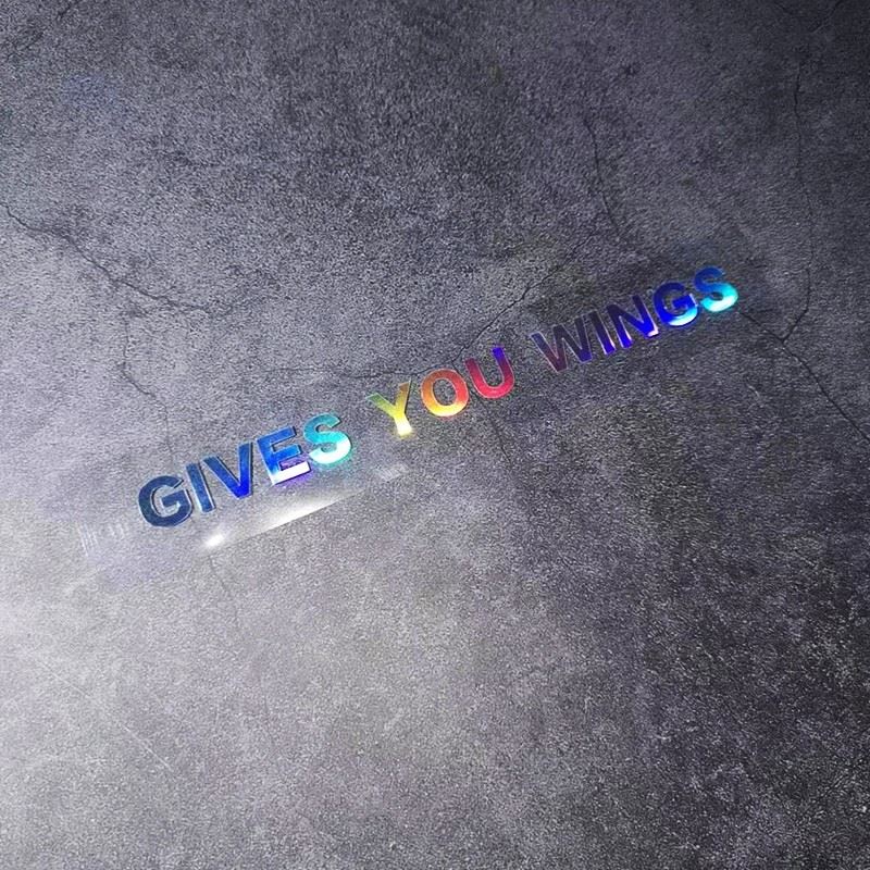 GIVES YOU WINGS Motorcycle Helmet Stickers suppliers