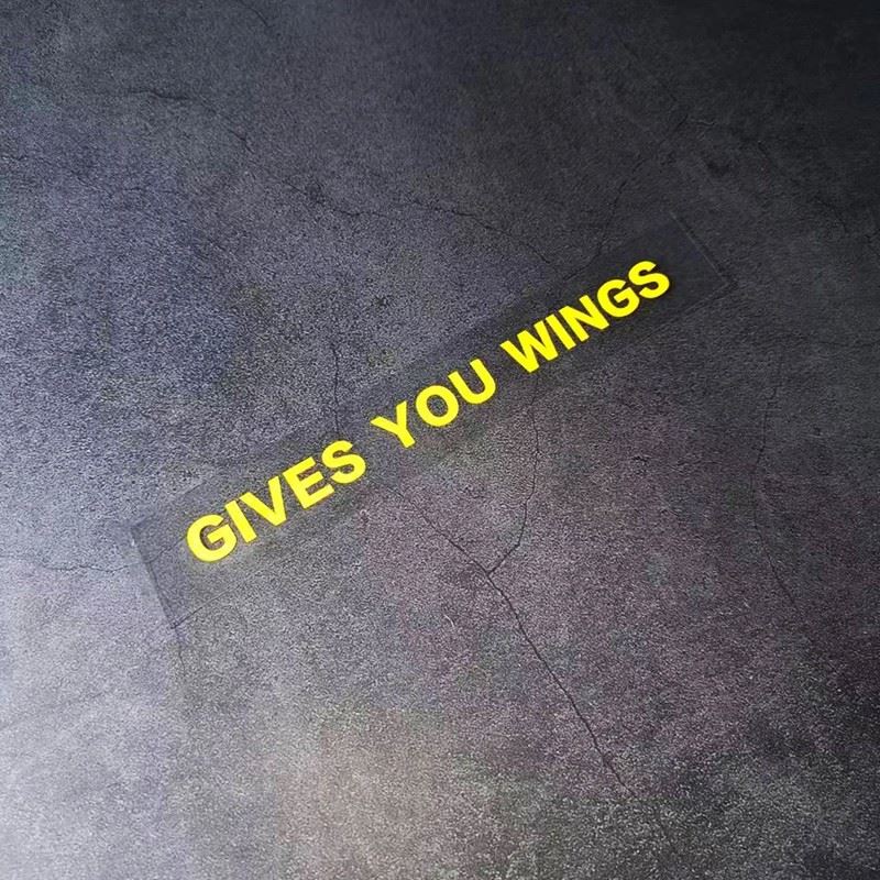 GIVES YOU WINGS Motorcycle Helmet Stickers best