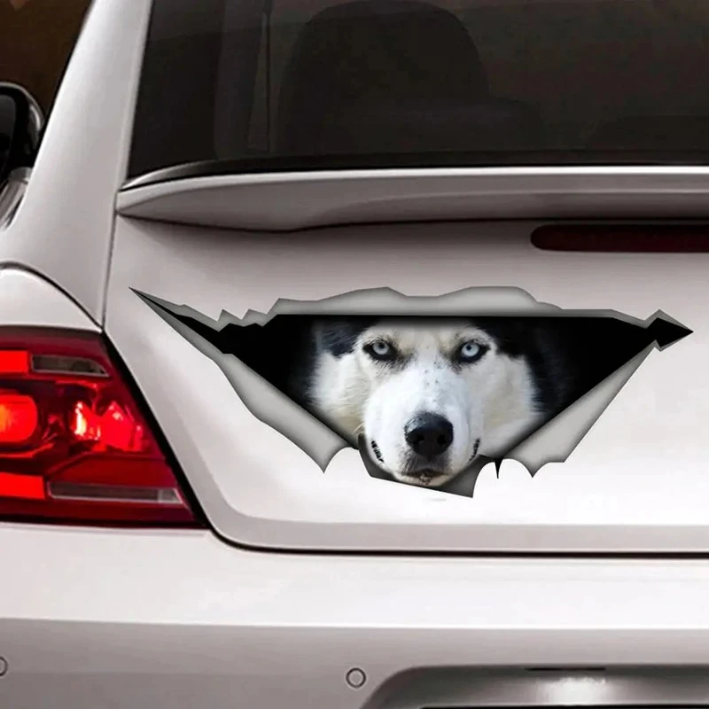 Head Dog Pet Animal Self-adhesive Decal