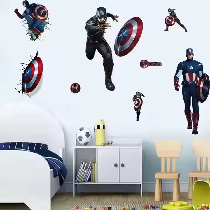 Wall Stickers For Kids Room American Cartoon
